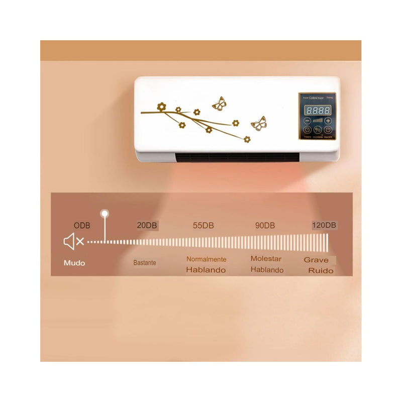 EcoHeat® - Split 2 en 1 Calefactor y Ventilador [ Fácil instalación]