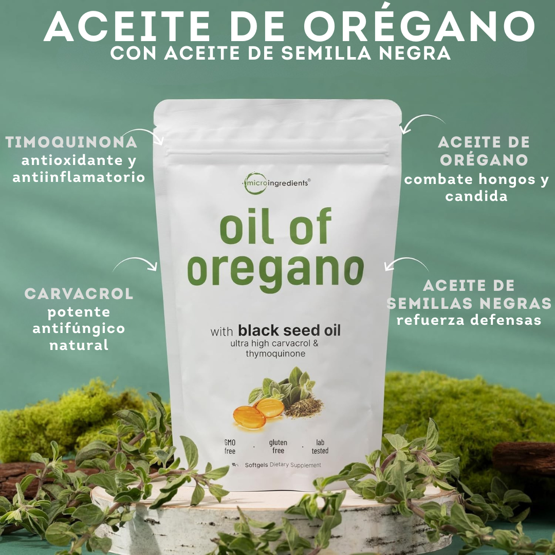 Aceite de Orégano con Semilla Negra - El Original
