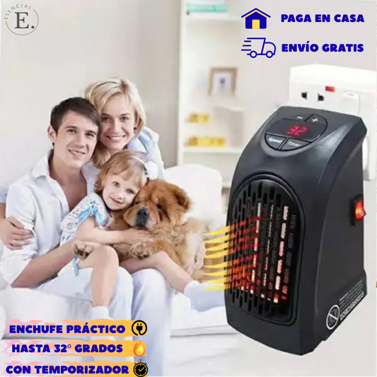 CALEFACTOR ELECTRICO ABRASIO: Lleva el calor a cualquier rincón
