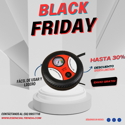 💨 Mini Aire Turbo - Infla tus neumáticos en minutos! 🛞 ✅