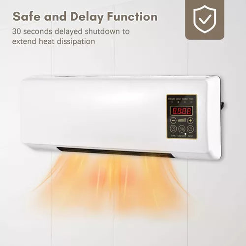 EcoHeat® - Split 2 en 1 Calefactor y Ventilador [ Fácil instalación]