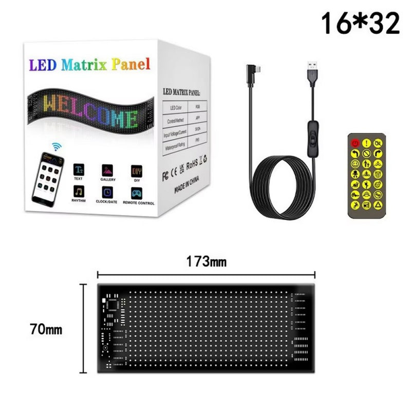 PANTALLA FLEXIBLE LED PARA AUTO