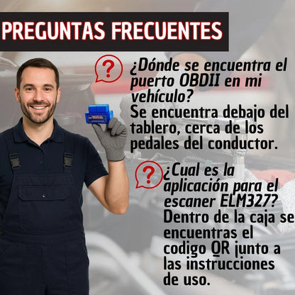 Mini scanner automotriz + kit de vino de regalo 🎁