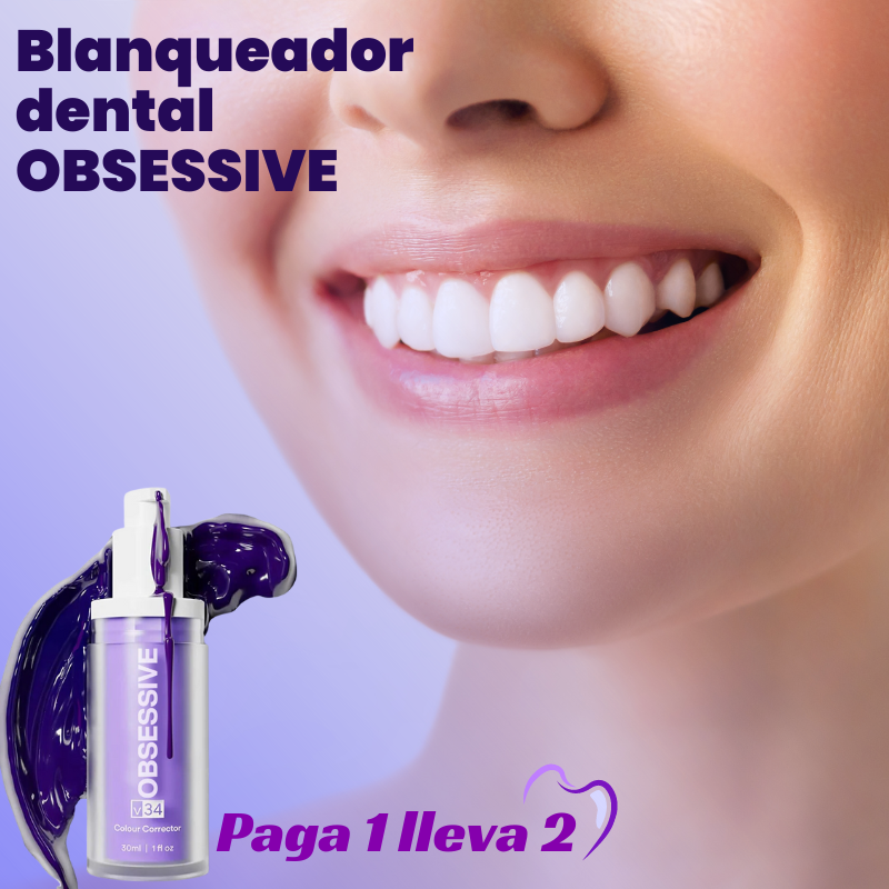 Blanqueador dental OBSESSIVE - Paga 1 lleva 2