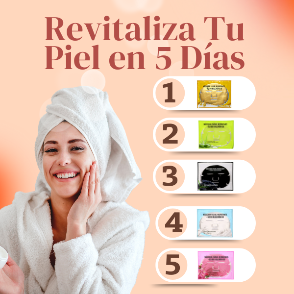 Revitaliza Tu Piel en 5 Días: Tratamiento Completo para una Belleza Radiante + Reagalo especial🎁