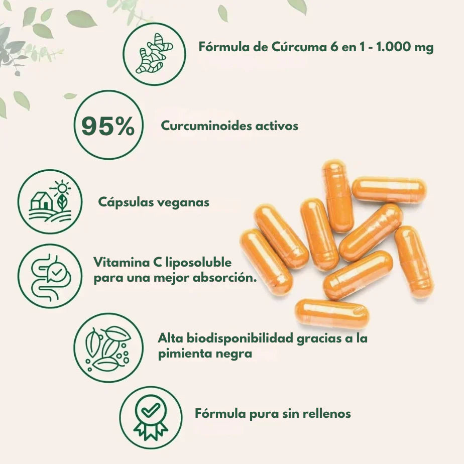 Turmeric Curcumin 95 - Alivio Natural de la Inflamación