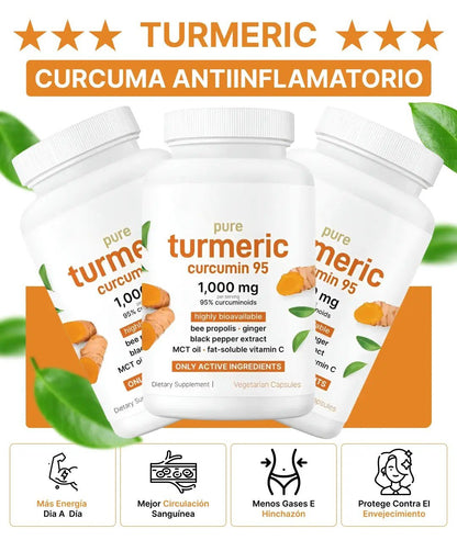 Turmeric Curcumin 95 - Alivio Natural de la Inflamación