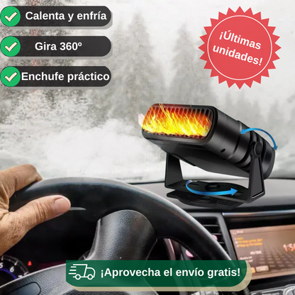 ¿Estás cansado de manejar con los vidrios empañados? Desempañador portátil para coches 2 en 1.🔥🚗