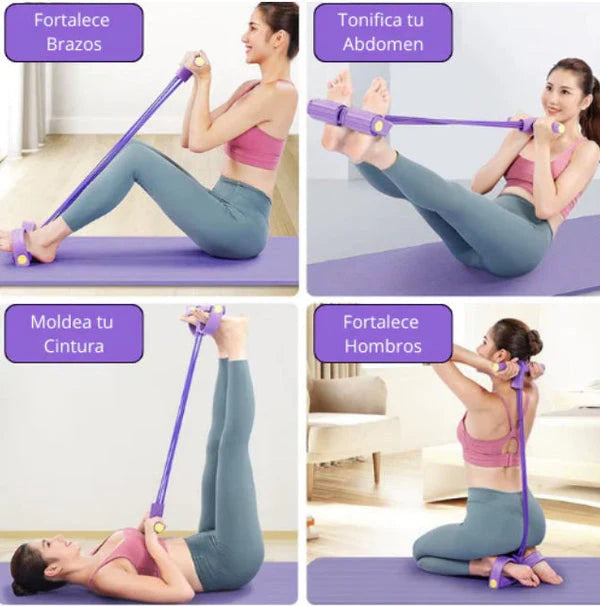 PedalFit™ - Banda Elástica con Pedal