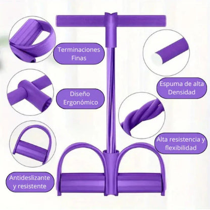 PedalFit™ - Banda Elástica con Pedal