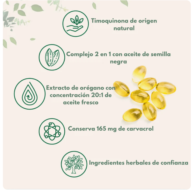 Aceite de Orégano con Semilla Negra - El Original