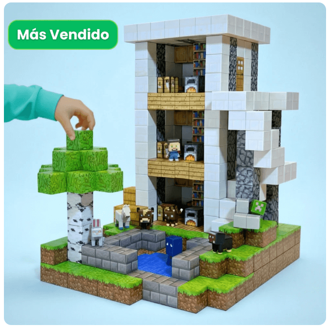 Bloques Magnéticos CreaCraft™  - Construye tu propio mundo