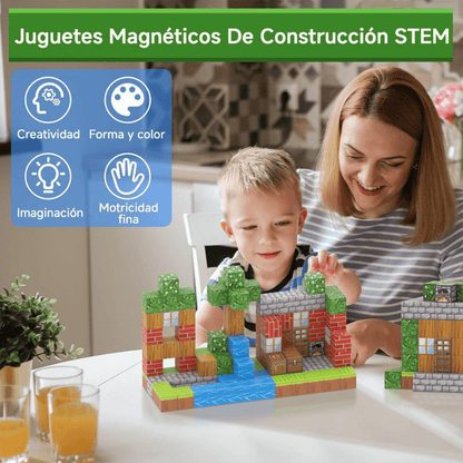 Bloques Magnéticos CreaCraft™  - Construye tu propio mundo