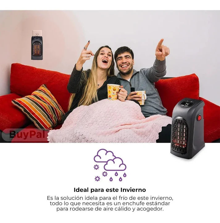 CALEFACTOR ELECTRICO ABRASIO: Lleva el calor a cualquier rincón