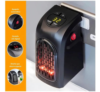 CALEFACTOR ELECTRICO ABRASIO: Lleva el calor a cualquier rincón