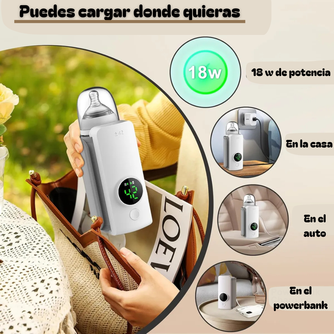 Calentador Portátil de Mamaderas MamaThermo: más practico, menos strés