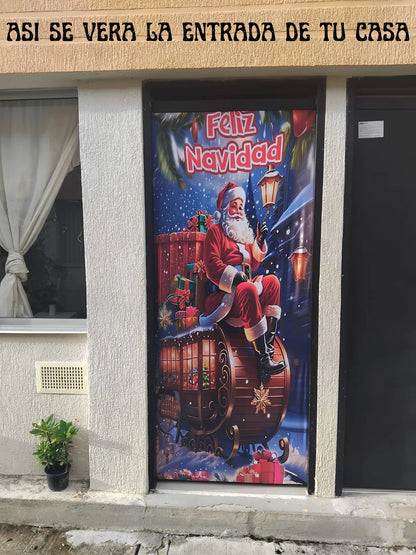 Fundas Navideñas para Puertas 🎄🎅🏻