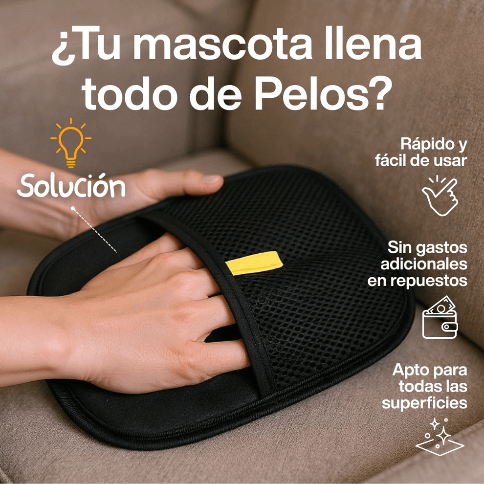 PROMO: 4 Guantes Electrostáticos Quita Pelos