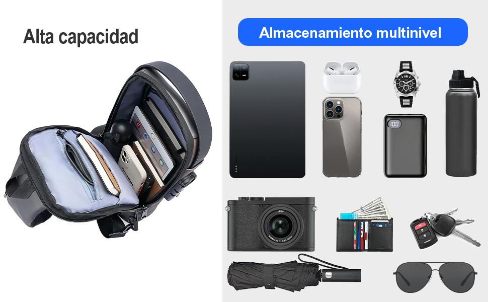 Super combo Mochila Antirrobo + Reloj Inteligente y Audífonos Inalámbricos M10 de regalo 🎁