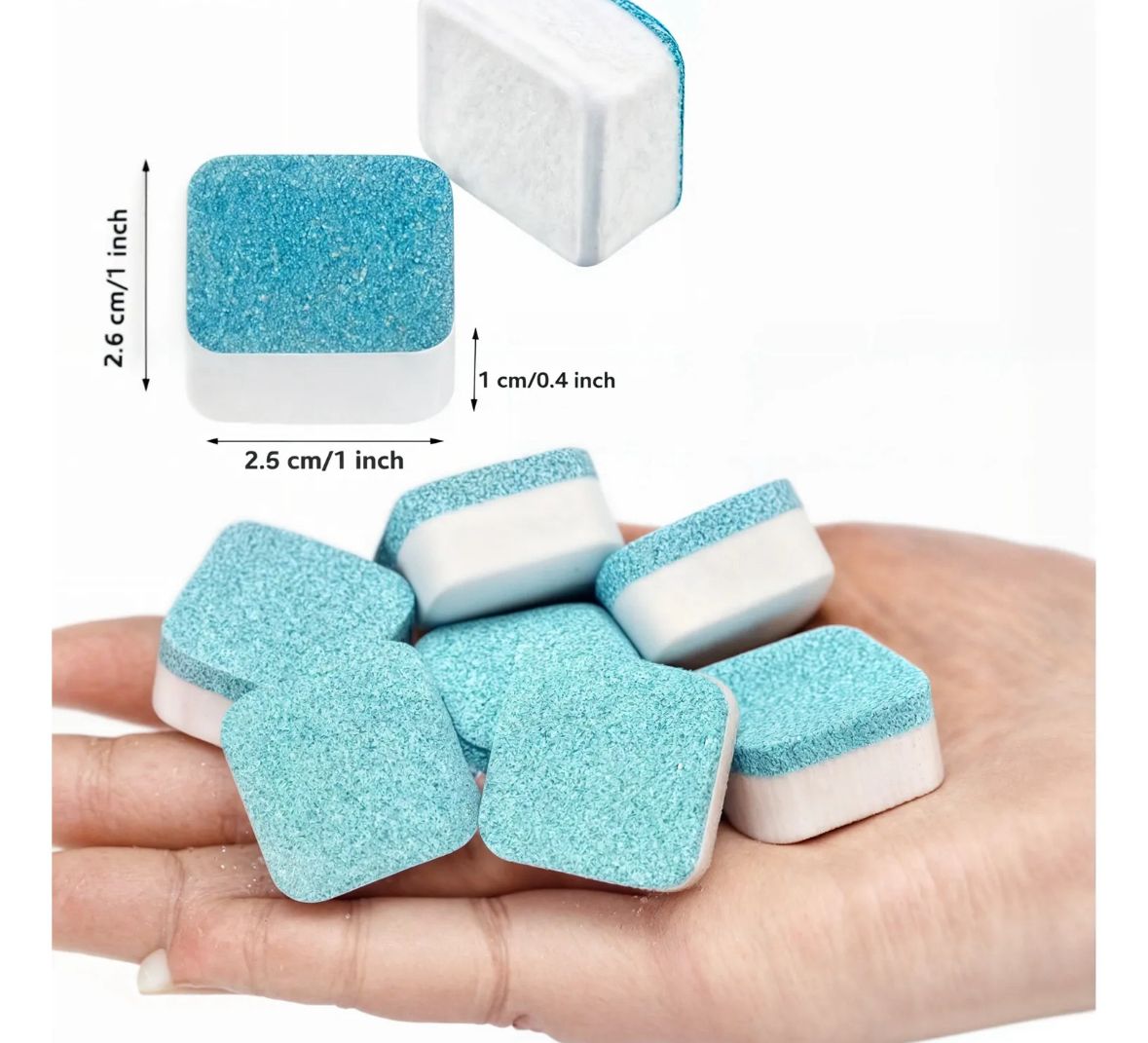 Pastillas Premium Limpieza Profunda para Lavadoras - Pack x12