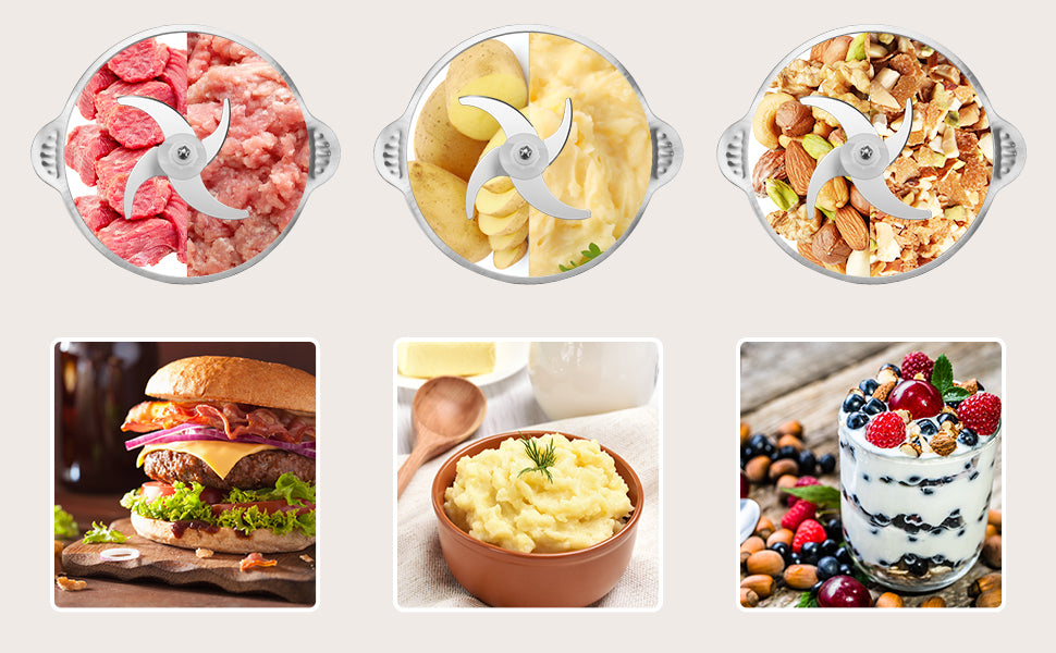 Picadora Eléctrica 2L + Selladora Al Vacío de regalo 🎁