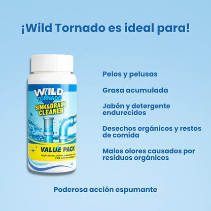 Polvo limpiador de cañerías - Pack con 3