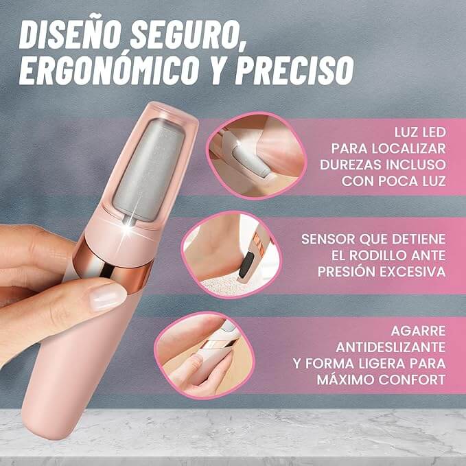 Pack Removedor Eléctrico de Callos + Parches Desintoxicantes (de regalo) 🌿🎁