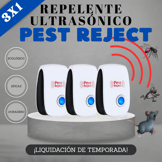 Repelente ultrasónico anti plagas Pest Reject™